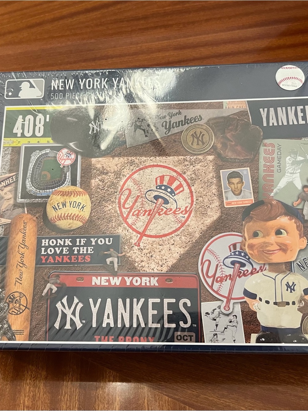 500-Piece Yankees Jigsaw Puzzle - Navy/White